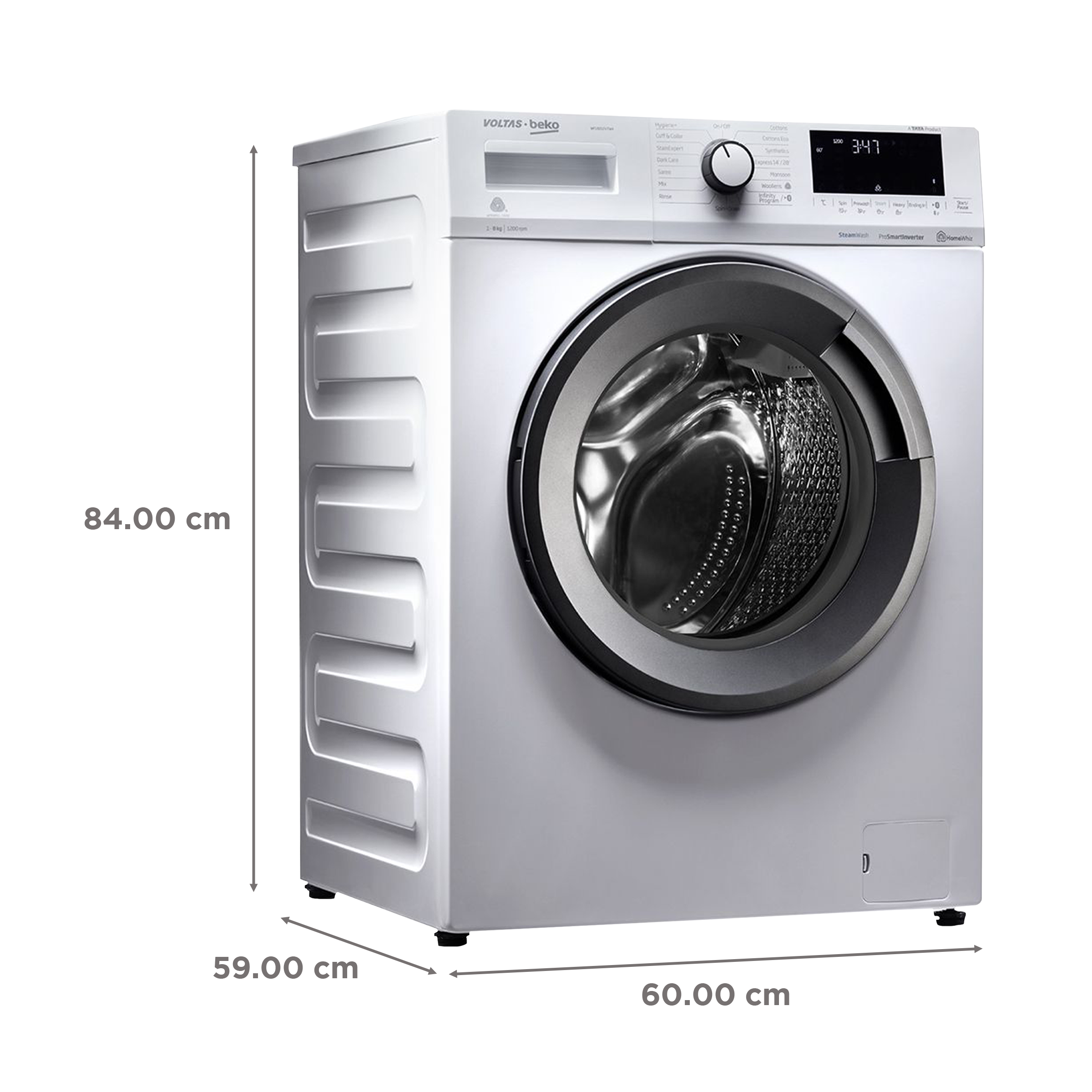 Buy Voltas Beko 8 kg 5 Star Inverter Fully Automatic Front Load Washing